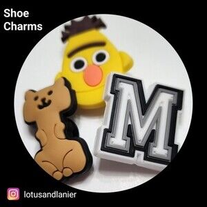 Shoe Charms "Bert" Shoe Charms Set of 3